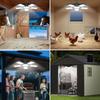 Solar Shed Light 267LED Motion Sensor Pendant, Indoor Outdoor, 2 Modes + Timer Remote