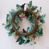 Artificial Penoy Silk Flower Wreath Garland Hanging Wedding Decor