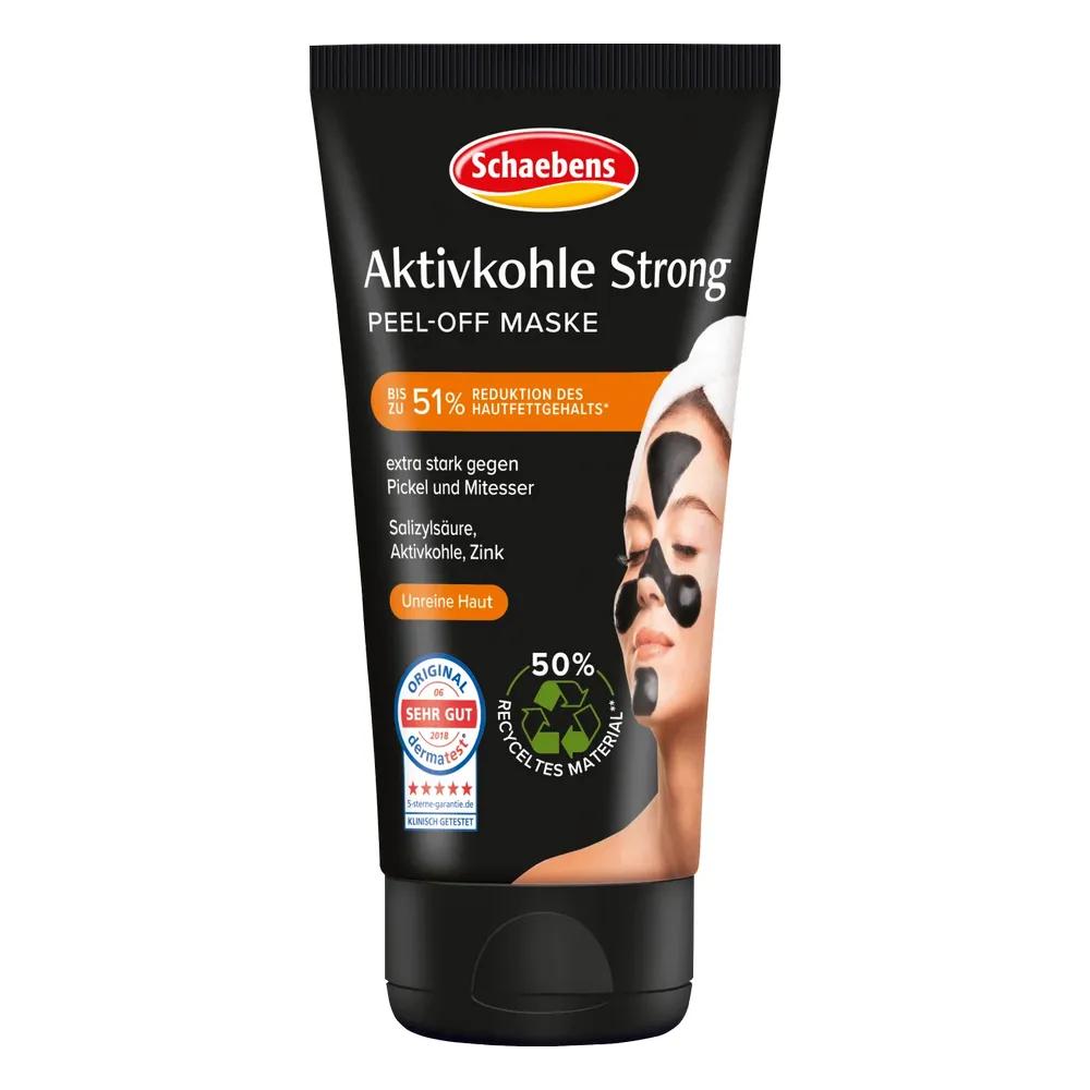 Schaebens Activated Carbon Peel-Off Mask Pack Strong 75ml