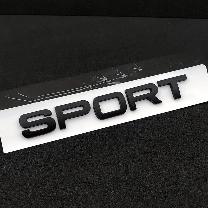 1Pc 3D ABS Logo Sport HSE Emblem Letters Car Trunk Badge For Land Rover Range Rover L320 Discovery Sport HSE Sticker Accessories
