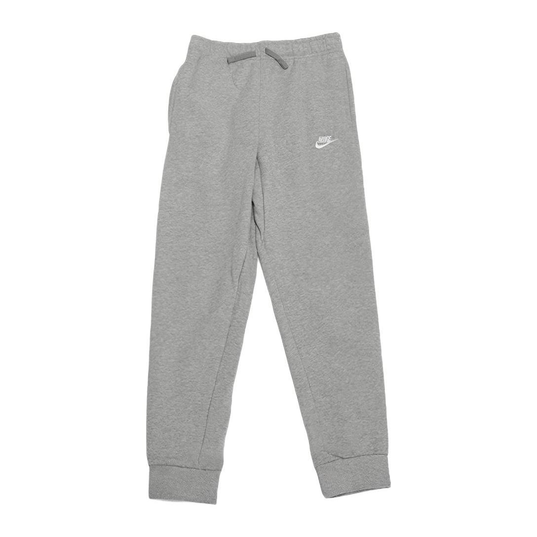 

Nike Solid Logo Cuffed Casual Pants Kids Pants Gray 822891-063 M