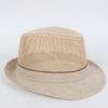 Outdoor beach top hat middle-aged men's hat sun hat summer mesh middle-aged and elderly leisure hat