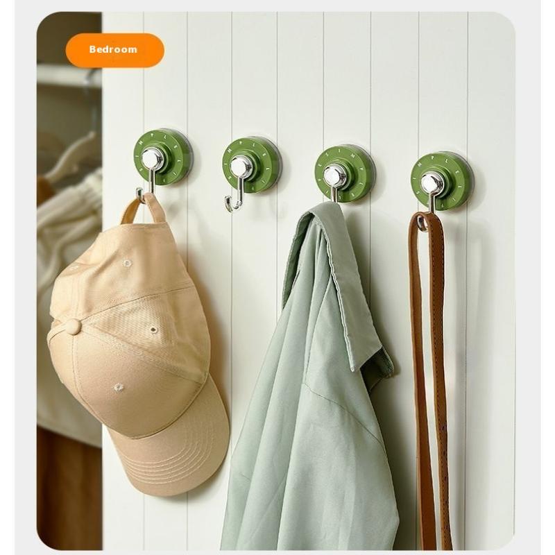 Badezimmerzubehör Wasserdichte Drehbarer Saugaufhänger Für Badezimmer Küche Stark Klebend Wandorganizer