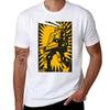 Black Robot Tshirt Soft Casual Short Sleeve Cotton Tee