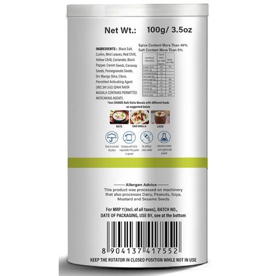 Chukde - Chat masala, Dahi Vada Raita Masala & Black Pepper - Indian Spices - Combo pack