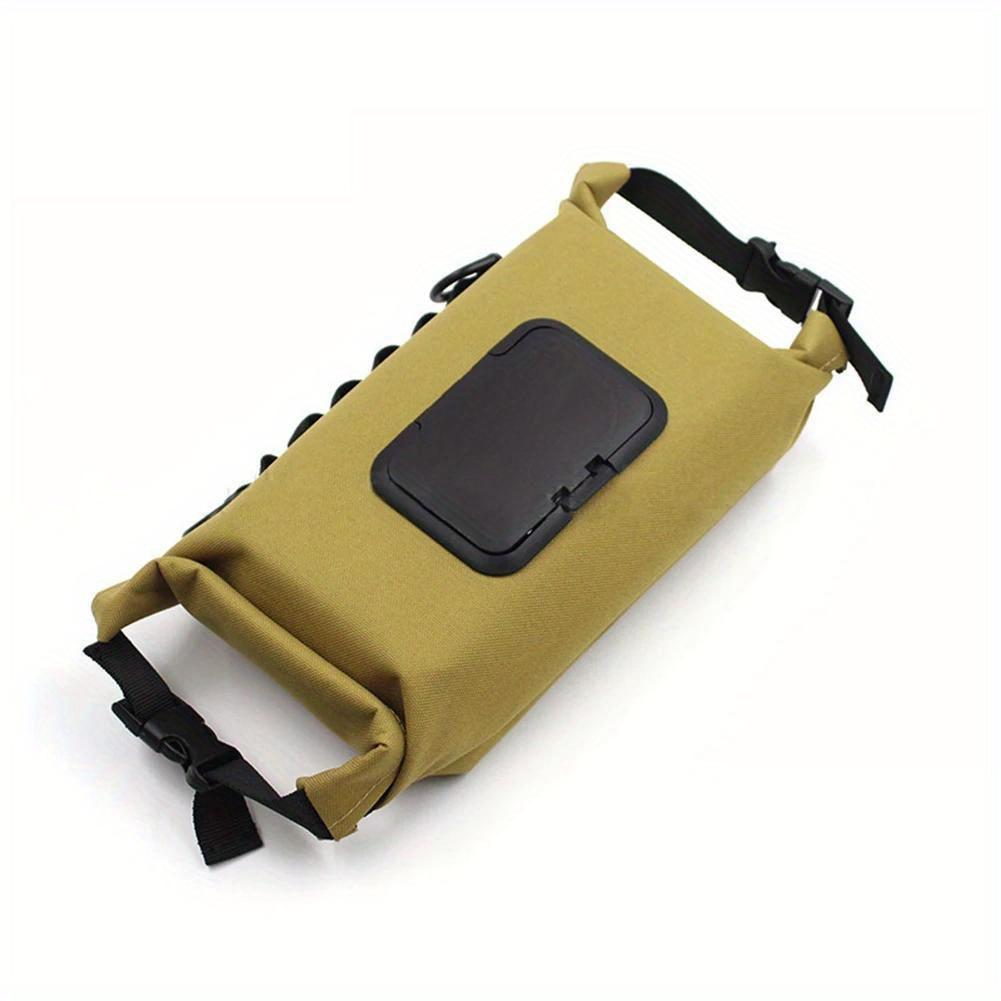 Outdoor Wet Tissue Box Canvas Paper Towels Wet Wipes Dispenser Hanging Storage for Outdoor Camping Accessories