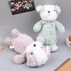 Niedlicher Tier-Stifthalter mit Reißverschluss 3D Hunde-Design Plüsch Teddy-Hund Mäppchen Schreibwarentasche für Schulanfang Geschenke für Kinder