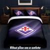 Fiorentina FC Design Bed Bedding Set 1 Duvet Cover + 2 Pillowcases Soft Breathable Household Bed Linens
