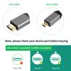 0.5-2.4m 4K Micro HDMI to HDMI Coiled Extension Cable Male to Male HDMI2.0 Flexible Spiral Cord