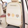 Cartoon Car Seat Back Protector Waterproof Car Anti Kick Protector Back Seat Protector Kids With Bags Pvc Car Anti Kick Mat
