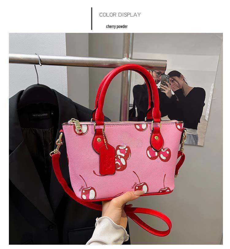 2025 Trendy Women's Crossbody & Shoulder Tote - Simple Print, PU Texture