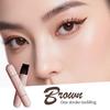 Eyeliner Stamp Rotante Integrato Nero Marrone Doppia Punta Fai da Te Eyeliner Stencil per Ala Impermeabile a Prova di Sbavature Lunga Durata Penna Liquida