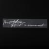 New Waterproof  Personality Vinyl  English Letter Signature  Car Stickers  Auto Decal
