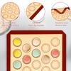 4Pcs Macaron Silicone Baking Non Stick Mat Cookie Pad Rolling Dough Mat Baking Gadget for Oven Sheet Cake Bakeware Kitchen Tools