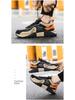 Men's Versatile Leather Sports Shoes - Autumn/Winter, Wear-Resistant, Shock-Absorbing, Large Sizes