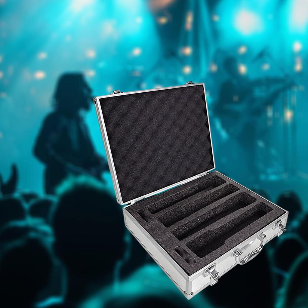 Carry Case Aluminum Alloy Handheld Singing Control Room Broadcasting Party Stage Performance