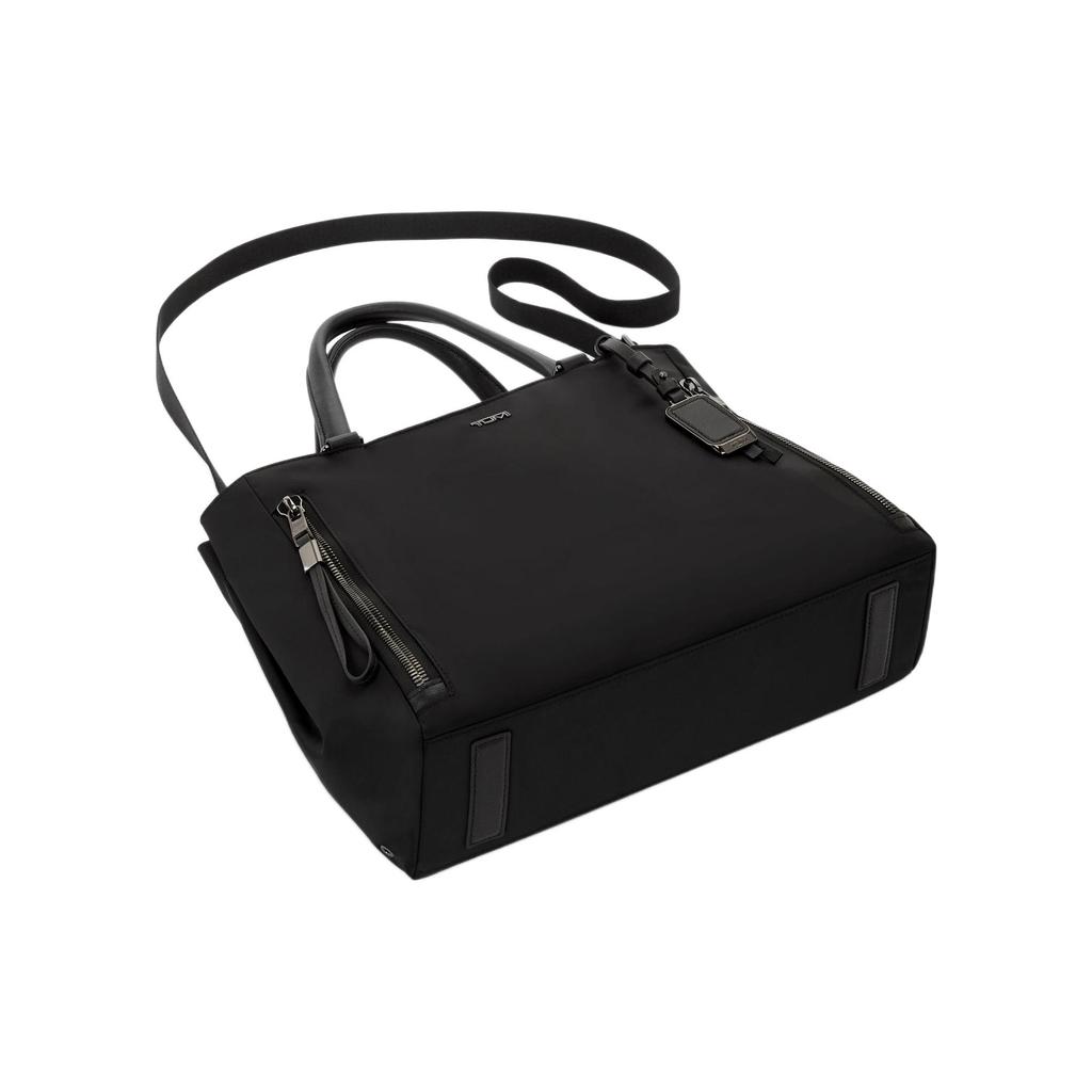 New TUMI Nylon Tote Bag, Shopping Bag, Shoulder Bag, Handbag Medium Size Women's Black 146571T522