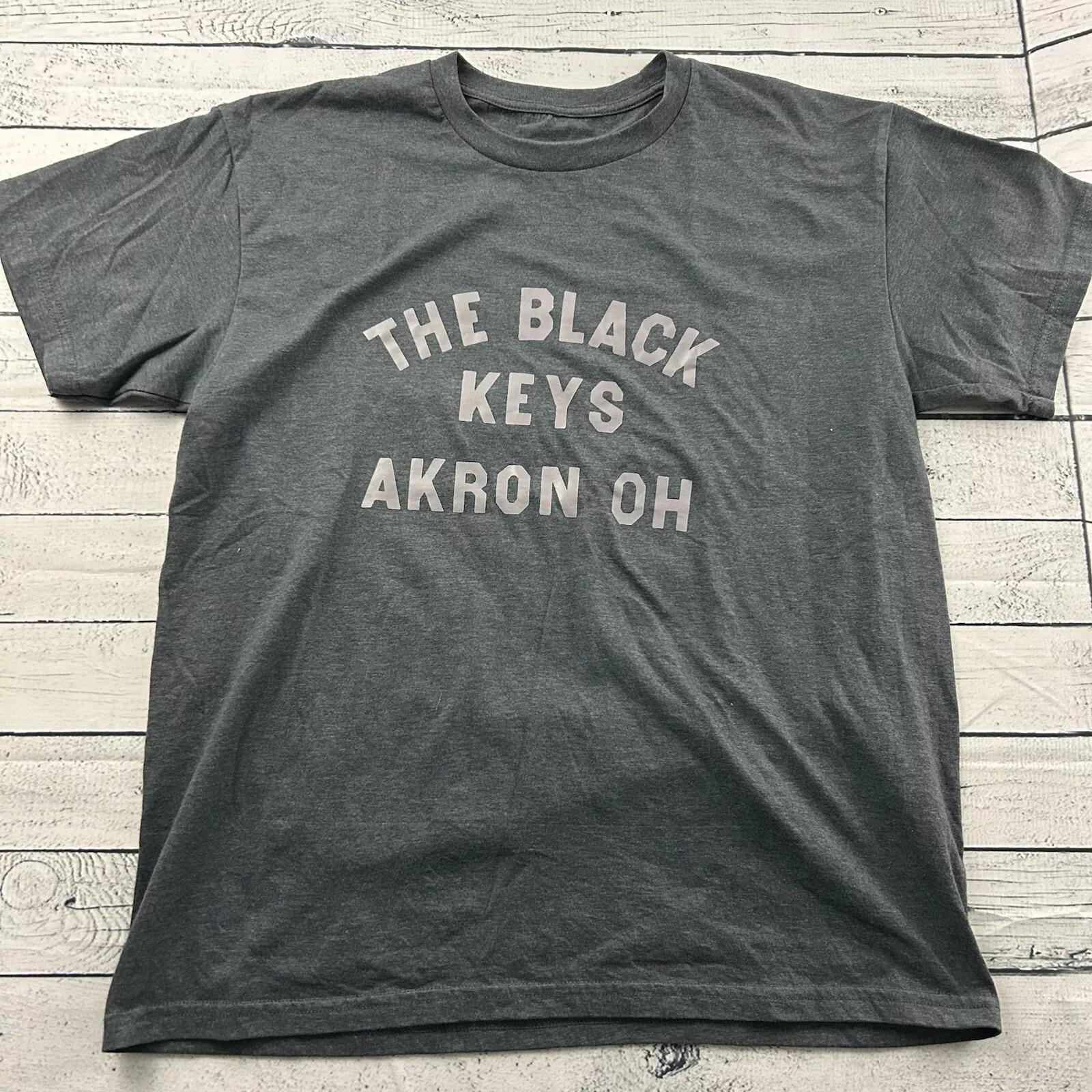 The Black Keys Akron OH Dark Heather T Shirt Full Size S-5XL M