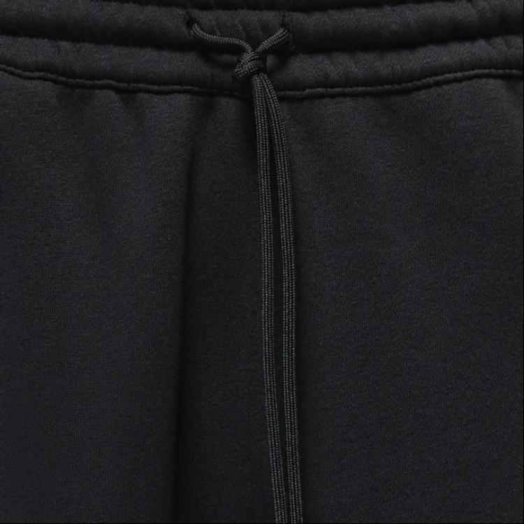 Jordan X PSG Paris Saint-Germain Alphabet Drawstring Casual Joggers With Fleece Lining Men Bottoms Black DZ2950-011