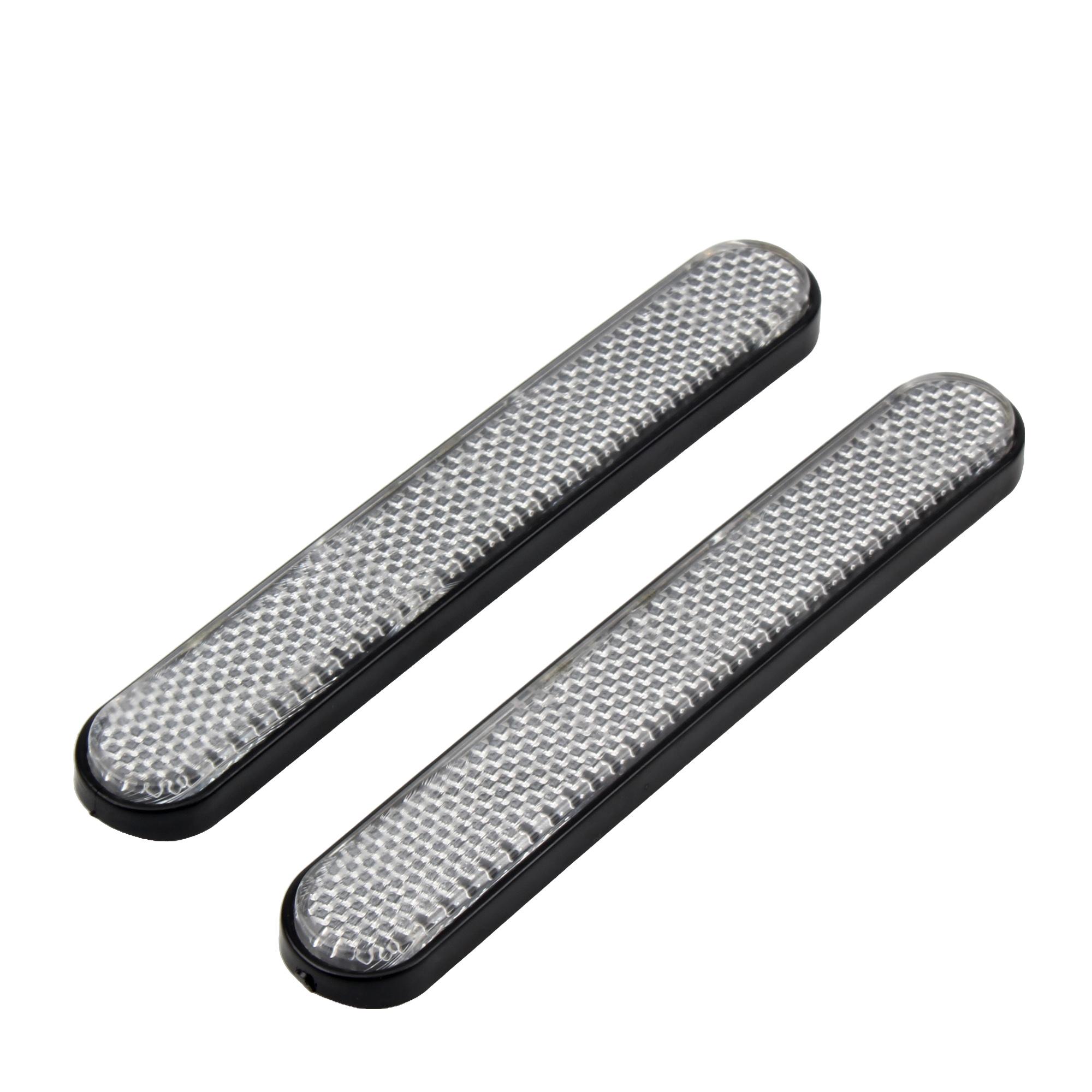 Motorcycle Front Fork Reflector Sticker Lower Legs Slider Saddlebag Latch Cover Safety Warning For Harley Sportster XL Universal чистый