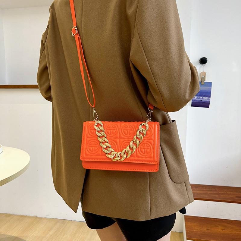 Shoulder Bag Crossbody Women Soft Leather Fashion Simple Solid Color Casual