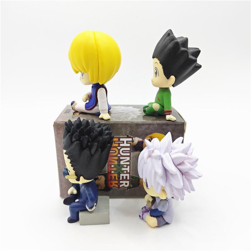 Cute Pvc Hunter X Hunter Miniature Sitting Figurine Blind Box Collectible Set