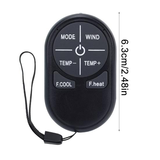 Klimaanlagen-Fernbedienung Ersatz Einfache Einrichtung Mehrere Marken Kompatibel Universell Englisch Klimaanlage AC-Fernbedienung mit Lanyard