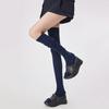 Frühlings Damen Polka Dot Kniehohe Socken Modische Hochwertige Gekämmte Baumwollstrümpfe Geeignet für Damenbekleidung Mit Geschenk
