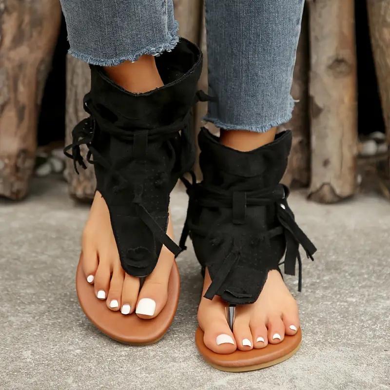 Fashion New Women Sandals Trend Retro Gladiator Clip Toe Vintage Sandals Casual Trend Fashion Summer Rome Woman Shoes Zapatos De Mujer