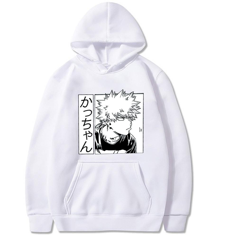 My Hero Academia Hoodies Print Fashion Sweatshirt Hip Hop Casual Unisex Autumn Winter Fleece Streetwear Tops Sudaderas
