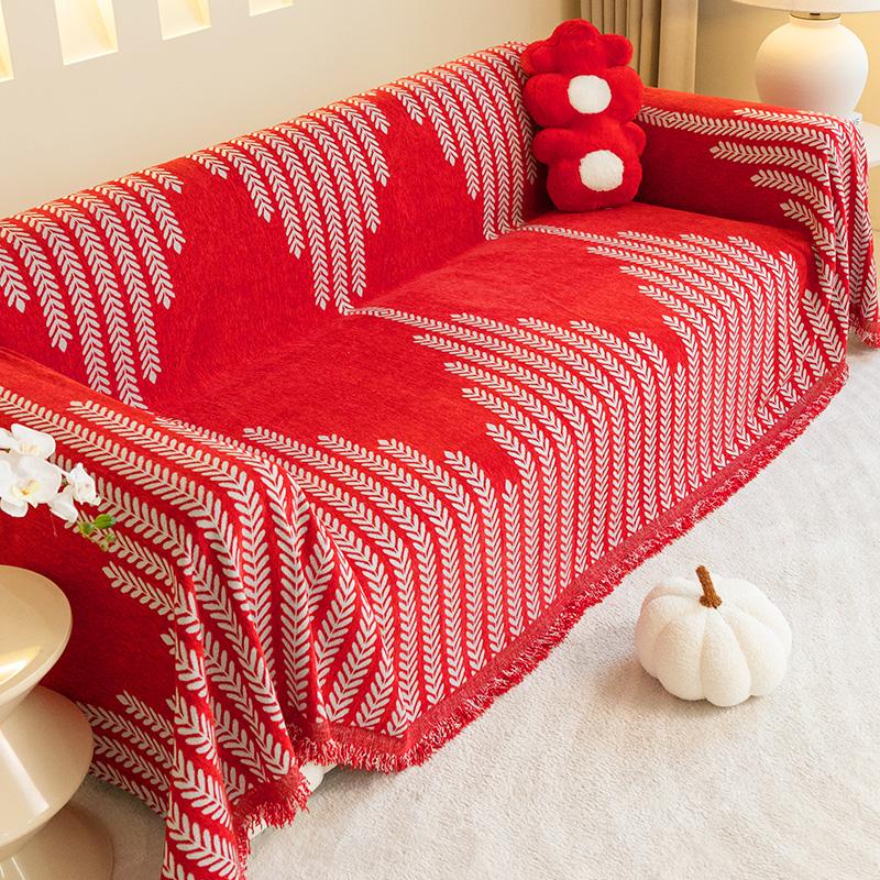 Nordic Simple High-Grade Four Seasons Universal Sofa Cover Chenille Anti-Scratching Sofa Towel Sofa Cover Sofa Cover