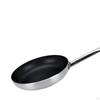 Aluminium Frying Pan for Induction Cooking with Long Handle And Round Design