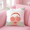 AAbstract FFFigure Cushion Cover Linen Pillowcase Cover Soft Decor for Sofa Home Room