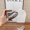 Versatile French silver Mary Jane shoes women's 2025 summer new rhinestone light mouth single shoes flat-soled small leather shoes