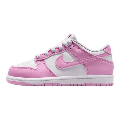 Synthetic Leather Dunk Low Cushioning Retro Durable Low Top Skate Shoes Kids Sneakers IU7765-125