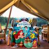 1pc, The Little Mermaid Ariel Blanket Seasonal Home Decor Gift for Friends, Soft Throw Blanket, Living Room, Travel, Camping
