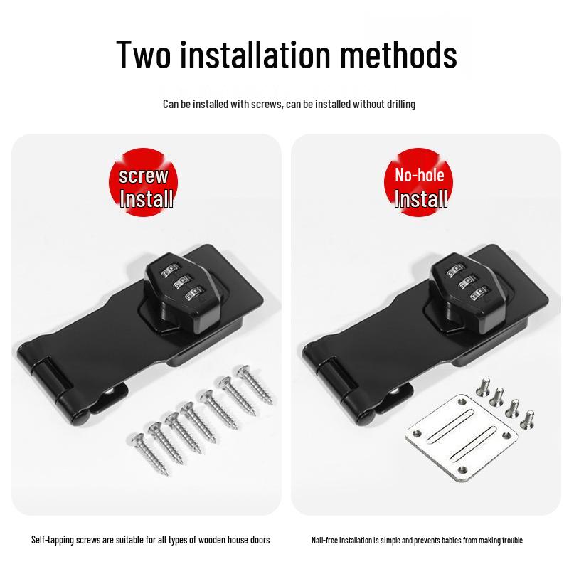 Digital No-Drill Anti-Theft Password Lock for Cabinets and Wardrobes