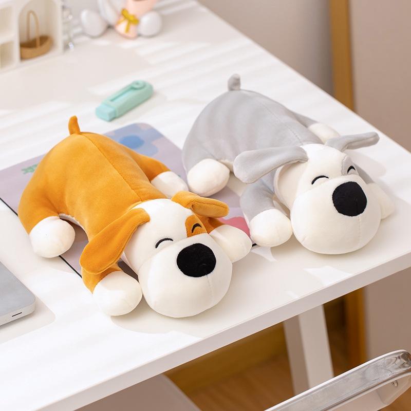 Cute Soft Dog Throw Pillow Plush Toy Doll Puppy Dog Doll Children Accompany Soothing Doll