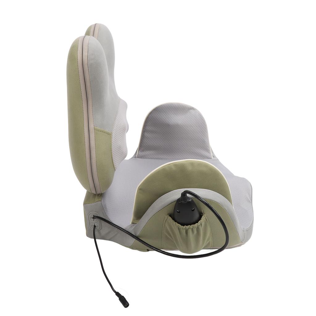 Chair Massage Seat Cushion with Heat Relieve Back Soreness Gasbag Wrapped Angle Adjustable Shiatsu