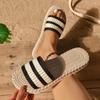 Fashion Women Slippers 2025 New Summer Fashion Sandals Comfortable Flat Trend Slippers Lightweight Women Shoes Designer Slides Women