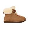 UGG Cow Suede Warm Non-Slip Casual Lace-Up Short Mid-Calf Snow Boots Women boots Chestnut 1130558-CHE