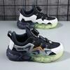 Boy's Hollow Running Shoes - Children's Single Shoes with Ventilation for Sports Use