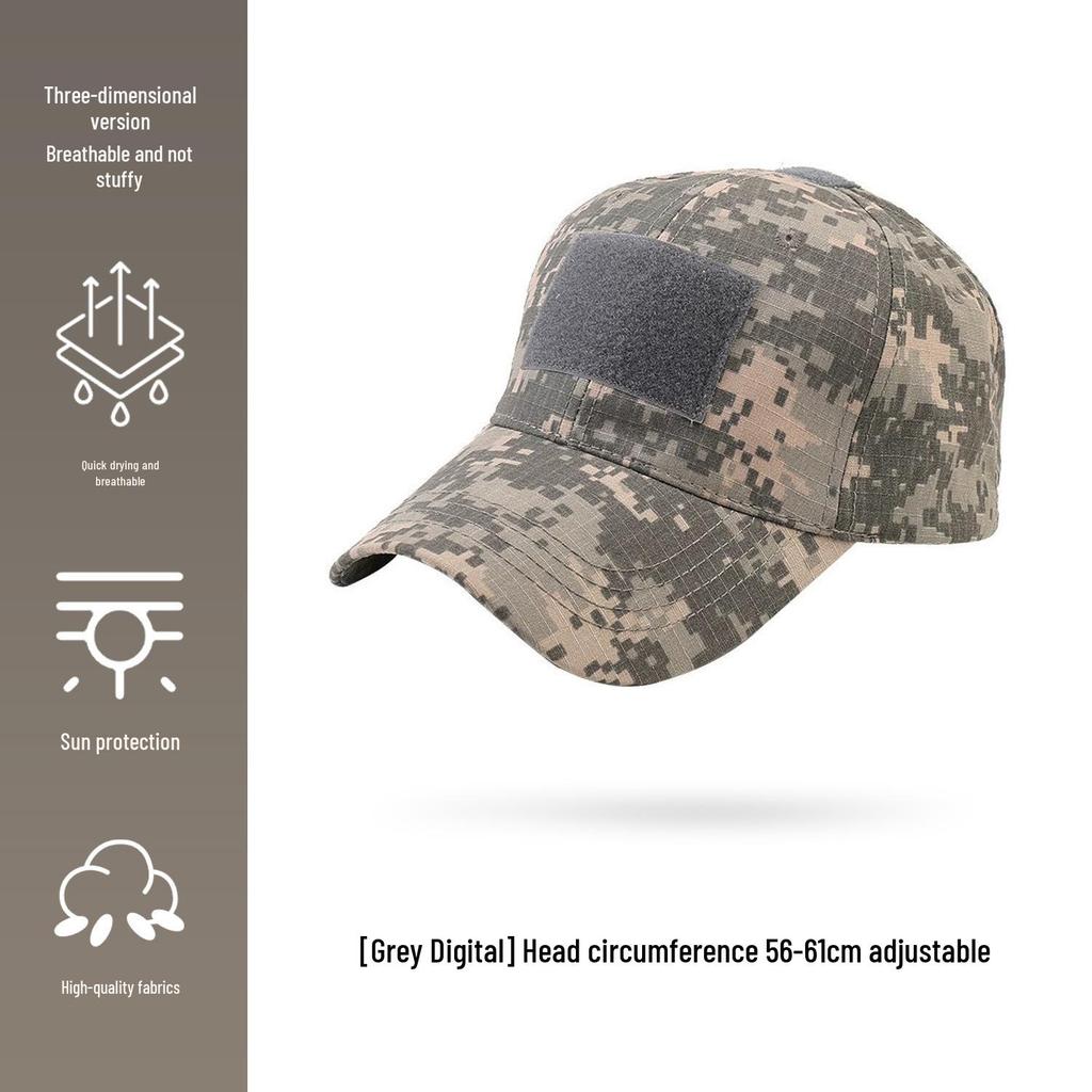 Outdoor Camouflage Tactical Baseball Cap - Sun Protection & Windproof for Mountaineering