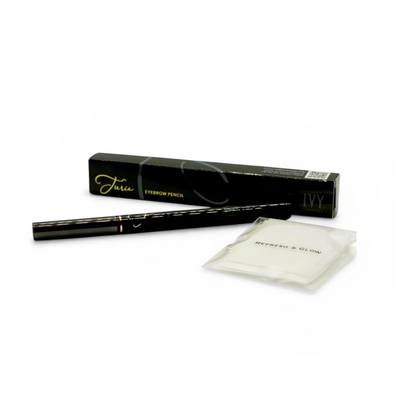 Ivy Cosmetics Eyebrow Pencil BR (Eyebrow Pencil) with Refreshing Cotton Pad
