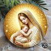 Flat 2D Metal Sign Board Hanging Decorative Wall Art 20x20cm