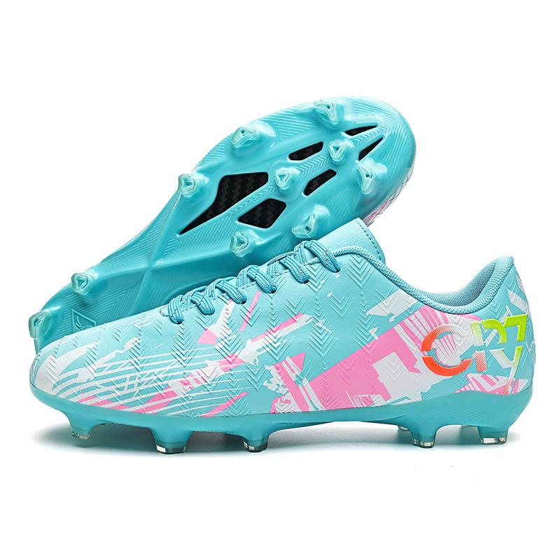 New Low-Top Men'S Football Shoes Artificial Turf Women'S Ag Long Nails Tf Broken Nails Youth Game Football Shoes