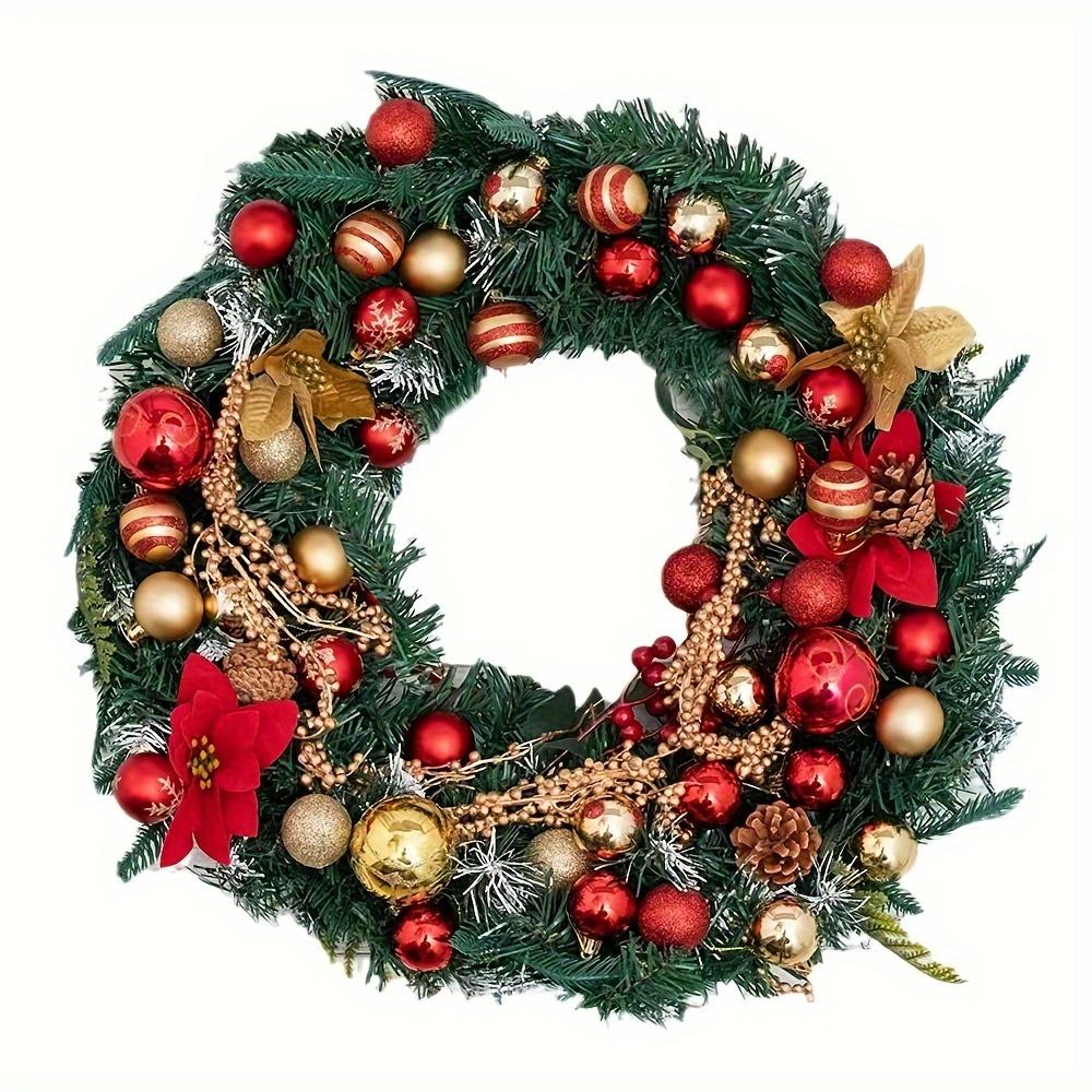 50pcs Classic Christmas Ornament Set, 4cm Electroplated Painted Holiday Decor Balls for Tree for Halloween, Valentine's & Thanksgiving Celebrations