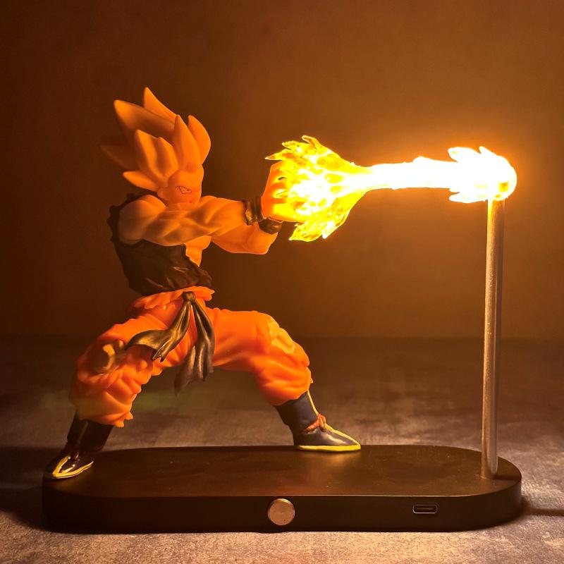

Dragon Ball Night Light: Battle-Damaged Little Goku Kamehameha Figure Ornament