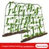 Plastic-Coated Steel Arch Pipe: U-Shaped Greenhouse Climbing Support for Cucumber and Tomato Plants