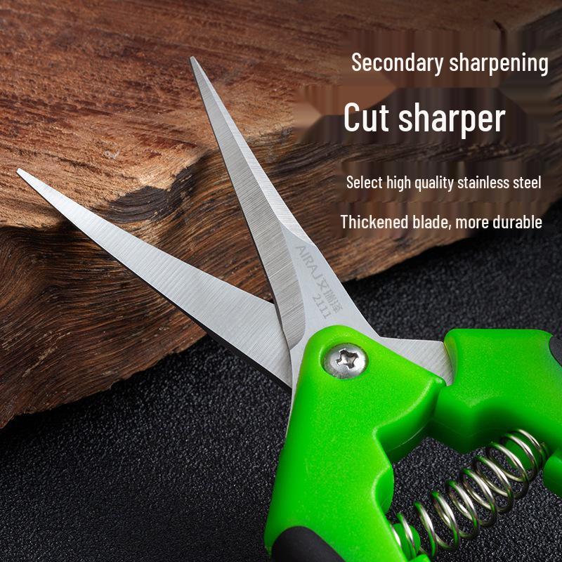 Multi-Use Pruning Scissors for Branches, Flowers, Vegetables, and Fruits
